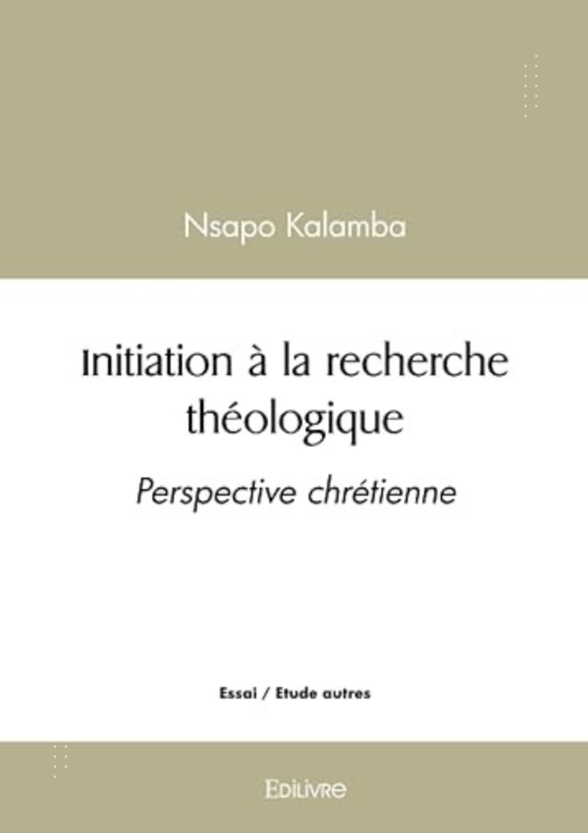 Initiation à la recherche théologique